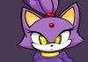 Blaze the cat dressup